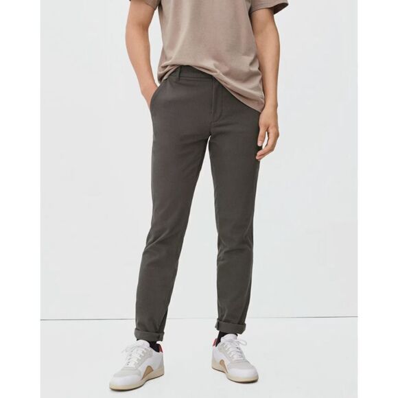 Everlane Other - Everlane Chino Pants Mens 32 x 30 Slate Gray Flat Front Slim Tapered Fit NEW